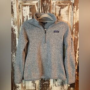 Patagonia Women's Gray Zip-Up Sweater
